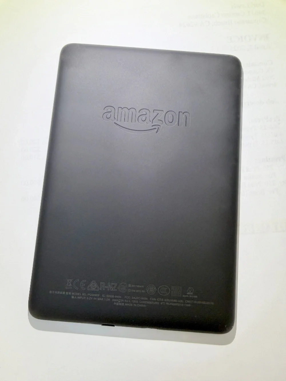 AMAZON KINDLE PAPERWHITE